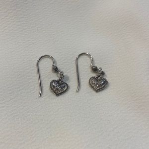 Brighton Crystal Heart Dangle Earrings